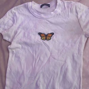 Brandy Melville butterfly Hallie top